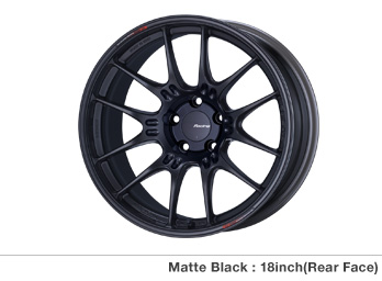 Matte Black：18inch(Rear Face)