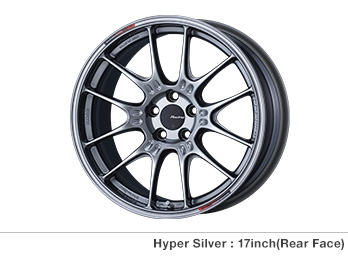 Hyper Silver：17inch(Rear Face)